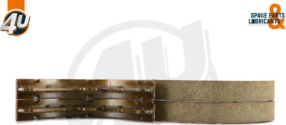 4U Autoparts 22008MR - Brake Shoe Set, parking brake car-mod.net