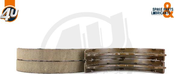 4U Autoparts 22015MR - Brake Shoe Set, parking brake car-mod.net