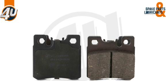 4U Autoparts 22089MR - Brake Pad Set, disc brake car-mod.net