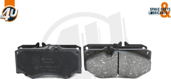 4U Autoparts 22112MR - Brake Pad Set, disc brake car-mod.net