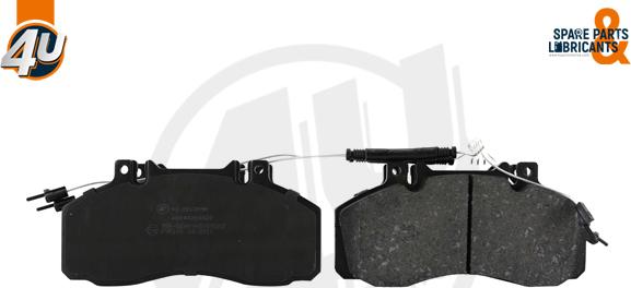 4U Autoparts 22130MR - Brake Pad Set, disc brake car-mod.net