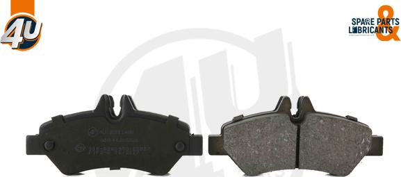 4U Autoparts 22124MR - Brake Pad Set, disc brake car-mod.net