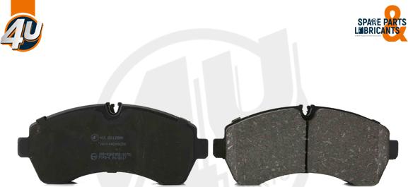 4U Autoparts 22125MR - Brake Pad Set, disc brake car-mod.net