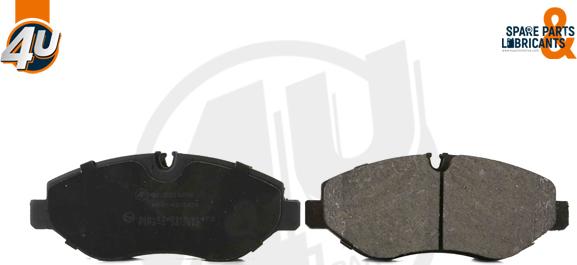4U Autoparts 22126MR - Brake Pad Set, disc brake car-mod.net
