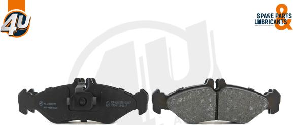 4U Autoparts 22121MR - Brake Pad Set, disc brake car-mod.net