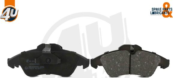 4U Autoparts 22128MR - Brake Pad Set, disc brake car-mod.net