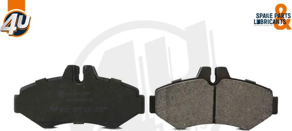 4U Autoparts 22122MR - Brake Pad Set, disc brake car-mod.net