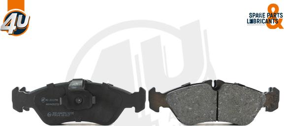 4U Autoparts 22127MR - Brake Pad Set, disc brake car-mod.net
