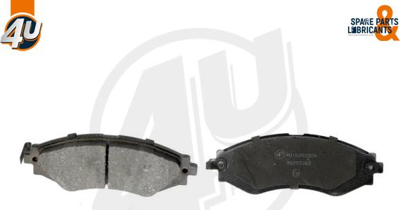 4U Autoparts 22833CH - Brake Pad Set, disc brake car-mod.net