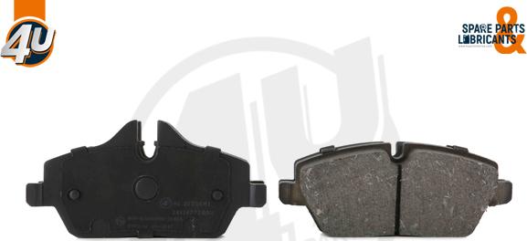 4U Autoparts 22356MI - Brake Pad Set, disc brake car-mod.net