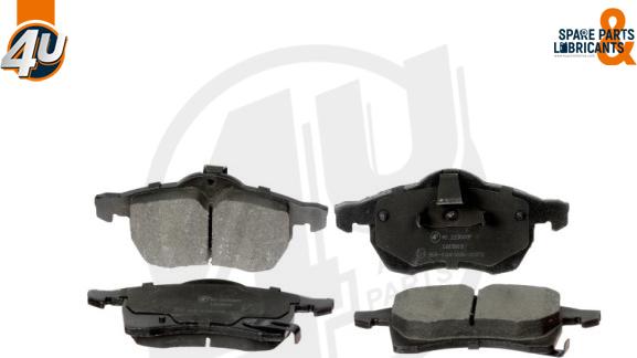 4U Autoparts 22306OP - Brake Pad Set, disc brake car-mod.net