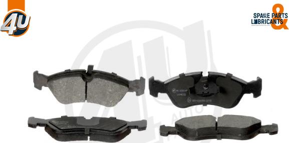 4U Autoparts 22301OP - Brake Pad Set, disc brake car-mod.net