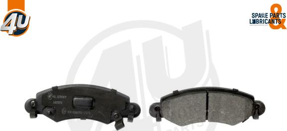 4U Autoparts 22308OP - Brake Pad Set, disc brake car-mod.net