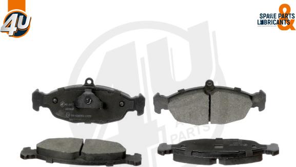 4U Autoparts 22303OP - Brake Pad Set, disc brake car-mod.net