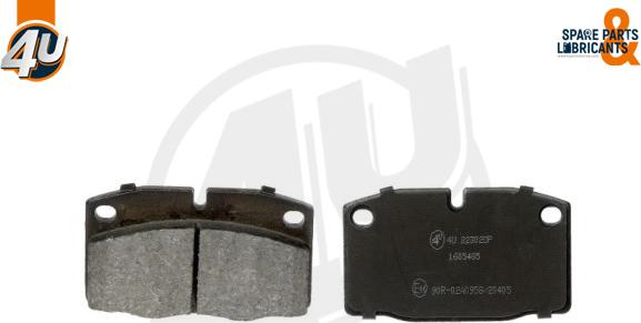 4U Autoparts 22302OP - Brake Pad Set, disc brake car-mod.net