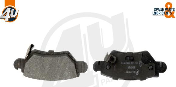 4U Autoparts 22307OP - Brake Pad Set, disc brake car-mod.net