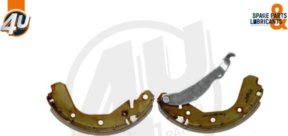 4U Autoparts 22325OP - Drum Brake Shoe Set car-mod.net