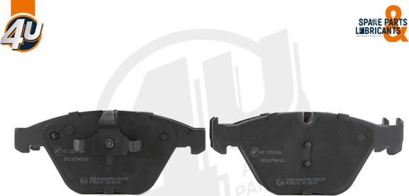 4U Autoparts 22241BW - Brake Pad Set, disc brake car-mod.net