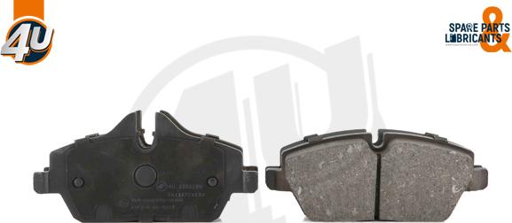 4U Autoparts 22261BW - Brake Pad Set, disc brake car-mod.net
