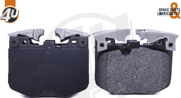 4U Autoparts 22282BW - Brake Pad Set, disc brake car-mod.net