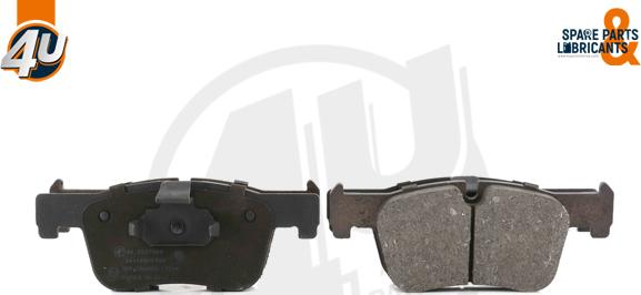 4U Autoparts 22276BW - Brake Pad Set, disc brake car-mod.net