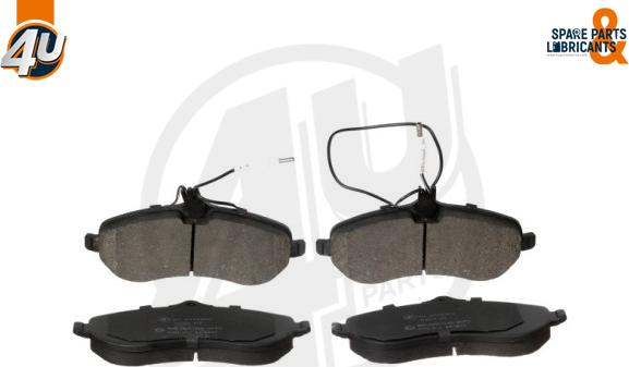 4U Autoparts 22793PU - Brake Pad Set, disc brake car-mod.net