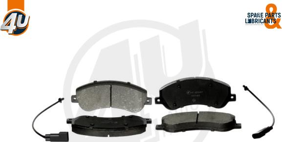 4U Autoparts 22706FR - Brake Pad Set, disc brake car-mod.net