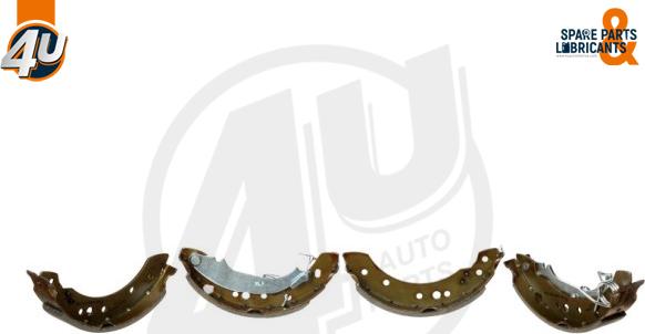 4U Autoparts 22789PU - Drum Brake Shoe Set car-mod.net