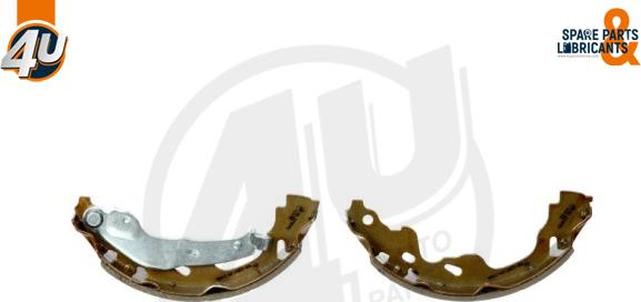 4U Autoparts 22787PU - Drum Brake Shoe Set car-mod.net