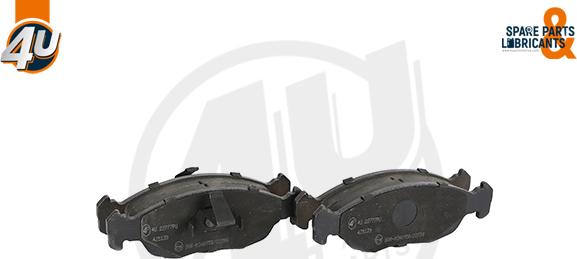 4U Autoparts 22777PU - Brake Pad Set, disc brake car-mod.net