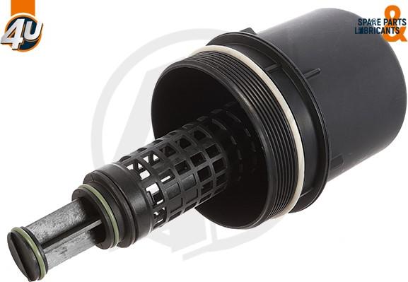 4U Autoparts 27665DF - Cap, oil filter housing car-mod.net