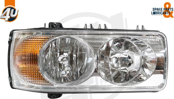 4U Autoparts 27608DF - Headlight car-mod.net
