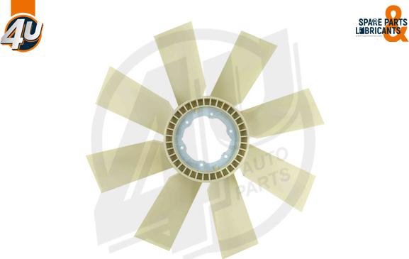 4U Autoparts 27100DF - Fan Wheel, engine cooling car-mod.net