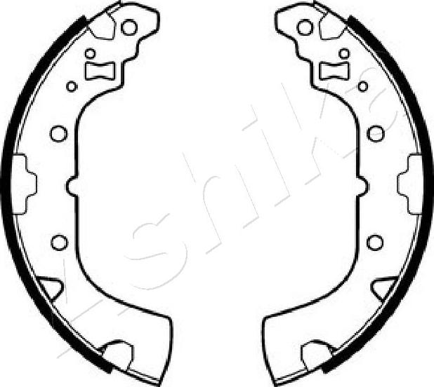4X4 ESTANFI EST-55-05-523 - Drum Brake Shoe Set car-mod.net