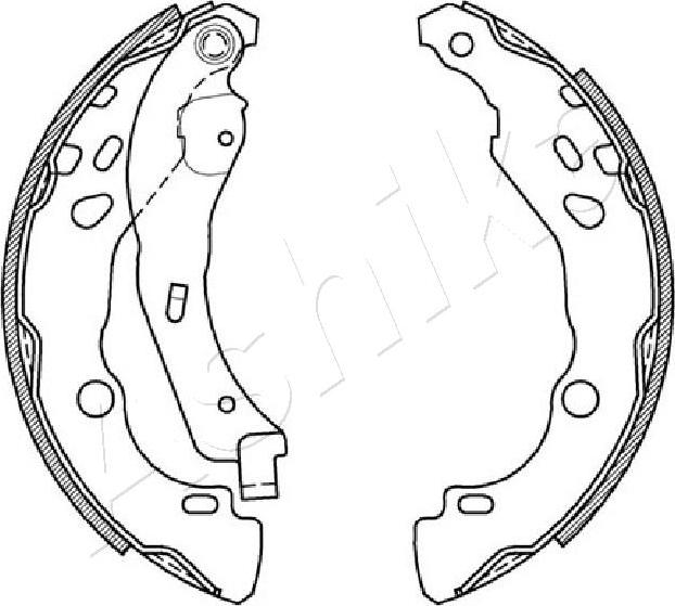 4X4 ESTANFI EST-55-00-0602 - Drum Brake Shoe Set car-mod.net
