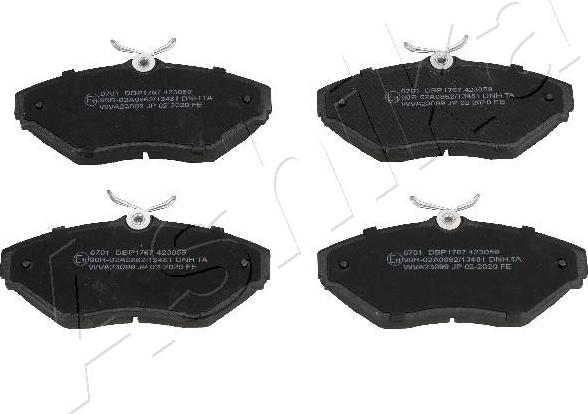 4X4 ESTANFI EST-50-00-0701 - Brake Pad Set, disc brake car-mod.net