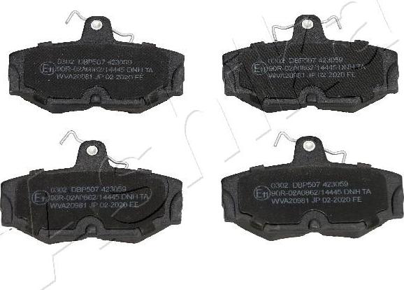 4X4 ESTANFI EST-51-00-0302 - Brake Pad Set, disc brake car-mod.net