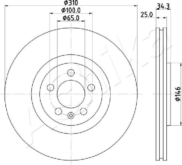 4X4 ESTANFI EST-60-00-0900 - Brake Disc car-mod.net