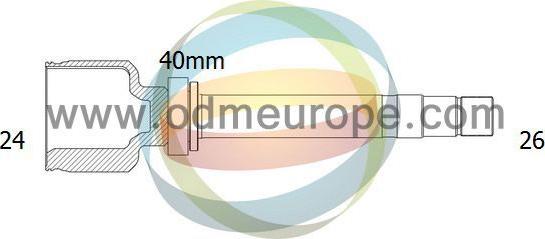 4X4 ESTANFI EST-14-156101 - CV Joint Kit, drive shaft car-mod.net