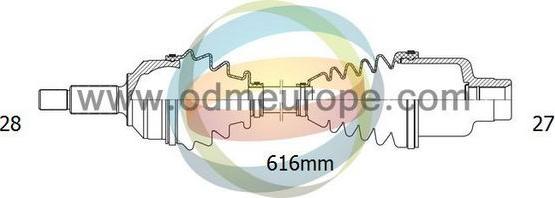 4X4 ESTANFI EST-18-042500 - Drive Shaft car-mod.net