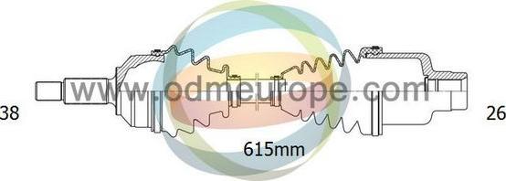 4X4 ESTANFI EST-18-211450 - Drive Shaft car-mod.net