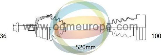 4X4 ESTANFI EST-18-211540 - Drive Shaft car-mod.net