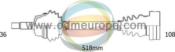 4X4 ESTANFI EST-18-211340 - Drive Shaft car-mod.net