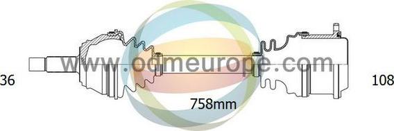 4X4 ESTANFI EST-18-212530 - Drive Shaft car-mod.net