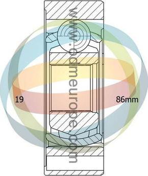 4X4 ESTANFI EST-12-156003 - Flexible disc, propshaft joint car-mod.net