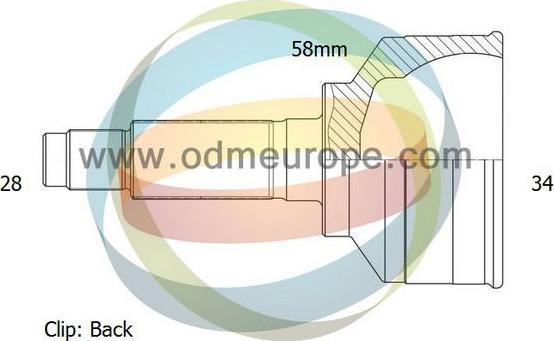4X4 ESTANFI EST-12-161458 - CV Joint Kit, drive shaft car-mod.net