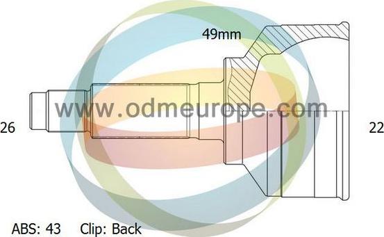 4X4 ESTANFI EST-12-271793 - CV Joint Kit, drive shaft car-mod.net