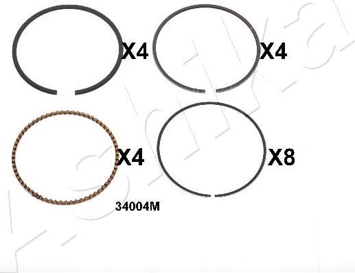 4X4 ESTANFI EST-34-34004M - Piston Ring car-mod.net