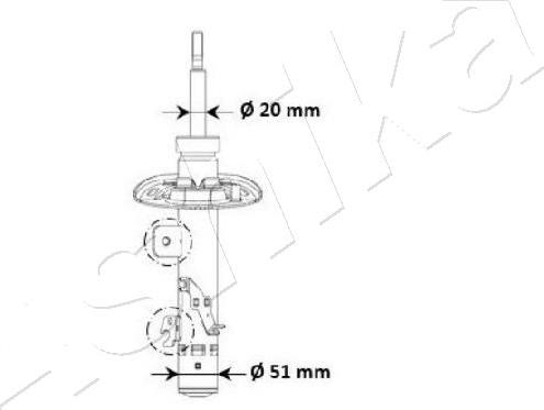 4X4 ESTANFI EST-MA-00974 - Shock Absorber car-mod.net