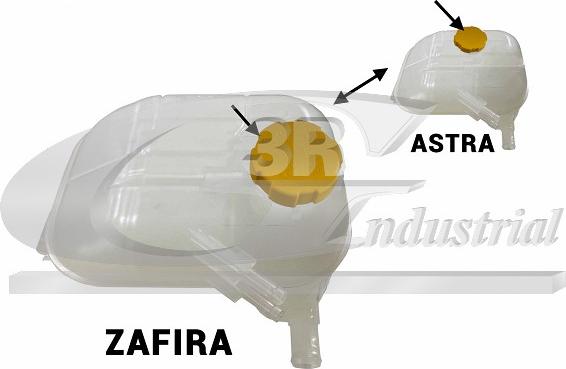 3RG 67401 - Expansion Tank, coolant car-mod.net